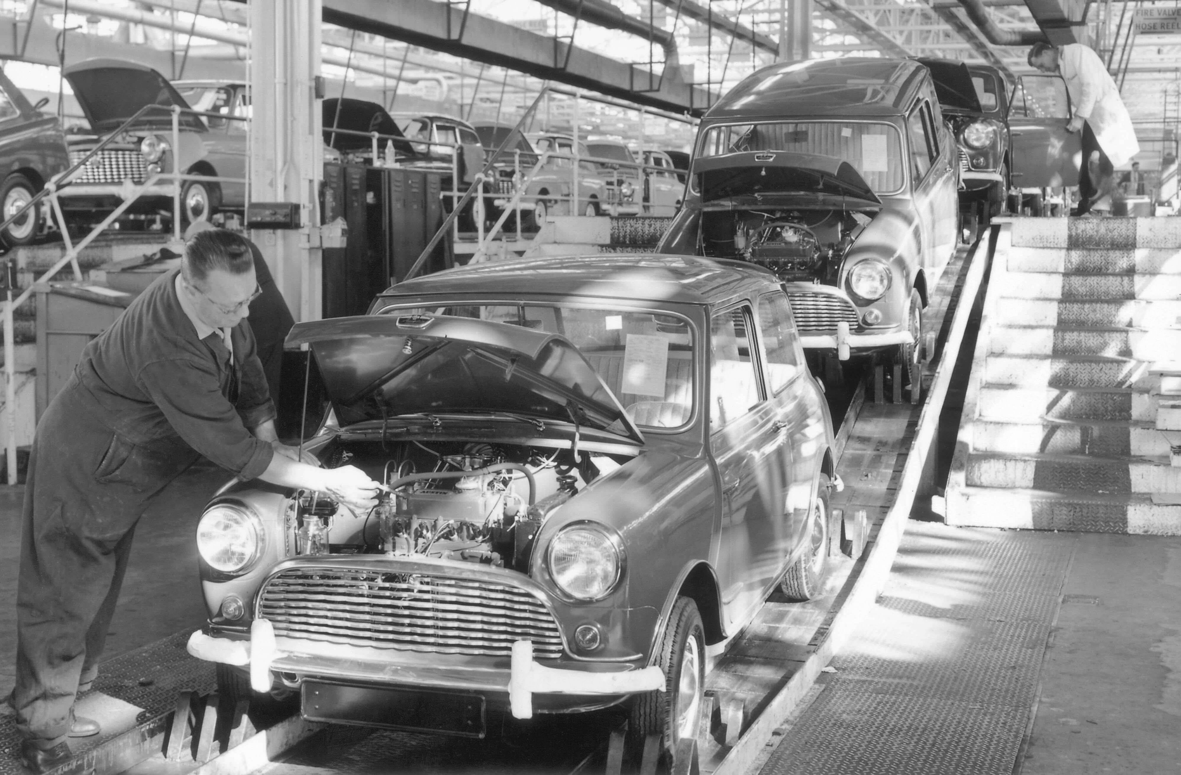 Mini Austin Seven fabriek