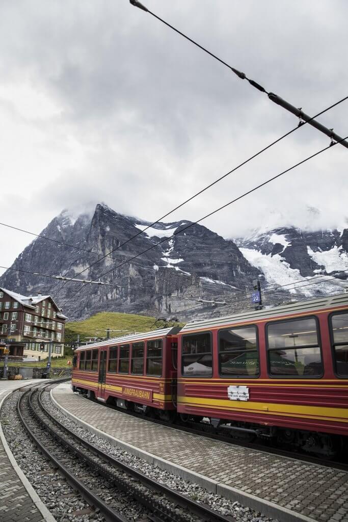 Trein naar Jungfraujoch