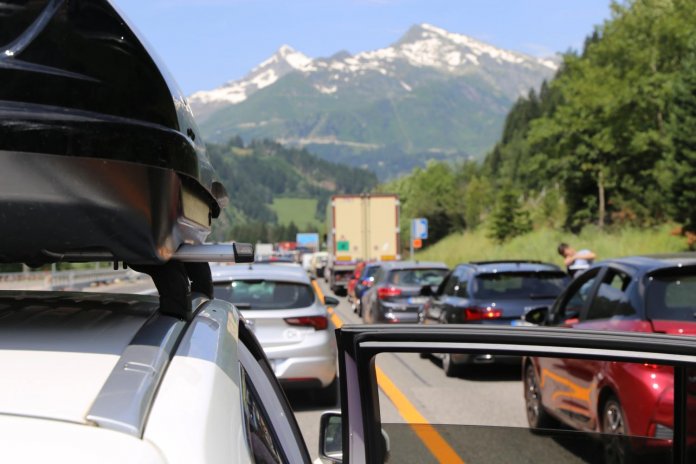 De kans op files aan de Gotthardtunnel is door het noodweer groter geworden. © Shutterstock