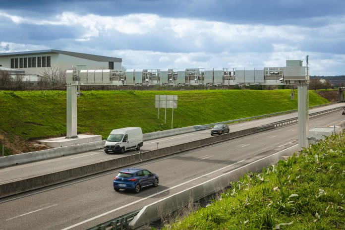 Flux libre / free flow traject snelweg Frankrijk A13/A14