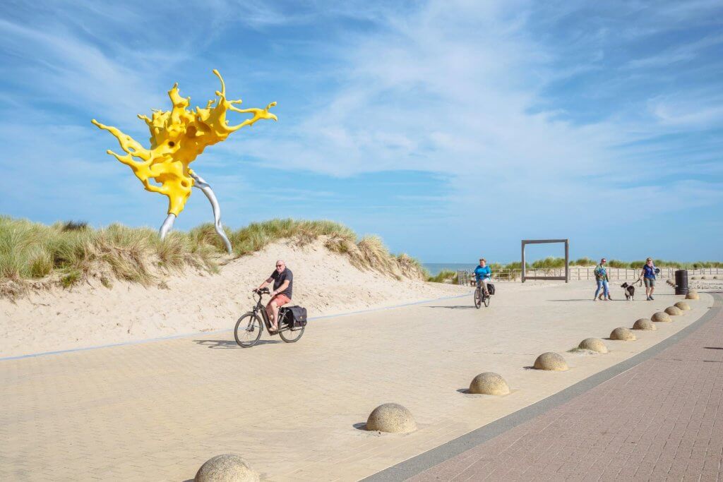 Nieuw aan zee aan de kust