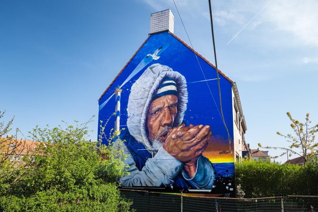 Nieuw aan zee aan de kust